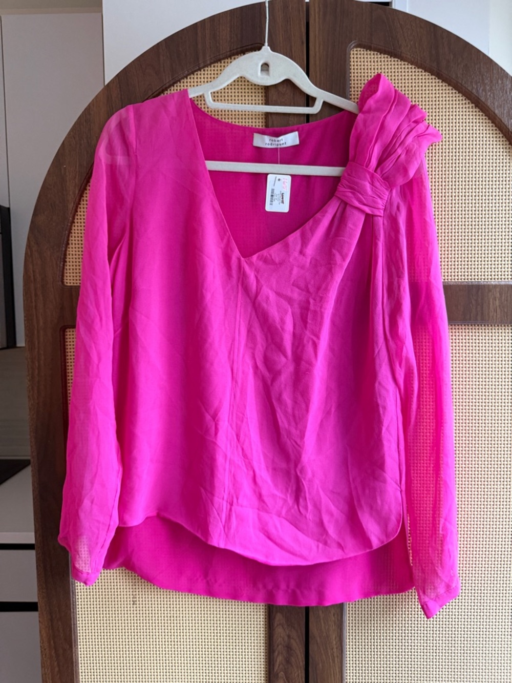 Robert Rodriguez 100% silk blouse NWT! Size 0